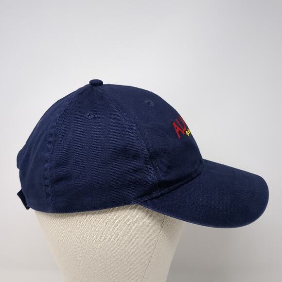 Alaska Strapback Baseball Cap Blue One Size Adjustable Embroidered Arctic Circle - Picture 4 of 9